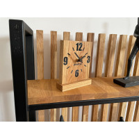 Stolové hodiny Square Oak Flexistyle zs1, 16cm
